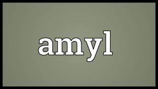 Amyl Meaning [upl. by Telimay]