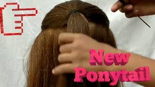 NEW PONYTAIL HAIRSTYLE  Ponytail Hairstyle For Medium And Long Hair [upl. by Arama]