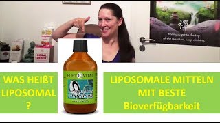 Liposomale Produkte von EchtVitalliposomales Glutathion [upl. by Inait]