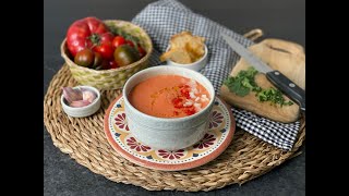 Receta de Gazpacho Sin Pan y Sin Gluten l elblogdeceleste [upl. by Aimee]