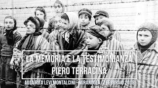 La Memoria e la Testimonianza  Piero Terracina byAMampGP [upl. by Gnaw823]