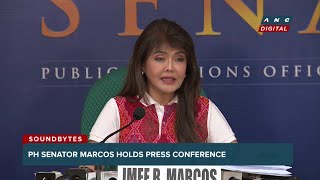 Wag ipahamak ang kapatid ko Sen Imee urges Bersamin DBM chief not to let BBM sign budget  ANC [upl. by Barty]