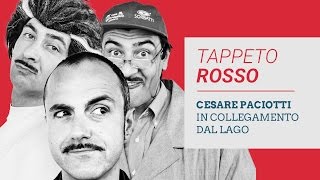 Cesare Paciotti in collegamento dal lago • quotTappeto Rossoquot [upl. by Hester345]