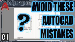 Common AUTOCAD Mistakes to Avoid for Perfect Drawings Every Time [upl. by Margarethe]