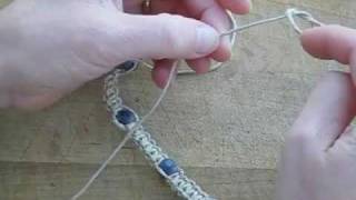 How to tie a Hemp Jewelry Bracelet Part 2 Sizing and Finishing off Wrenhouse tutorial [upl. by Viole]