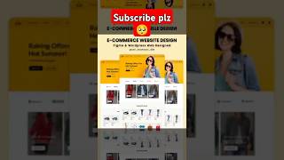 Ecommerce web design in figma figma ecommerce web design shorts [upl. by Nekial931]