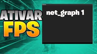 Como ativar o FPS no CS 2 comando clshowfps 1 netgraph 1 [upl. by Jobey]