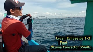 TRIP NGOMSET  Light Jigging dengan Lycan Eclipse PE 13 feat Okuma Convector 354dlx [upl. by Helmer375]