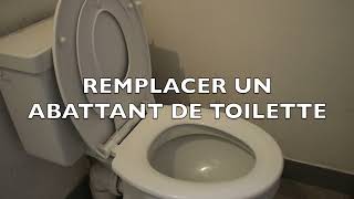 Remplacer un Abattant de WC [upl. by Atsahs]