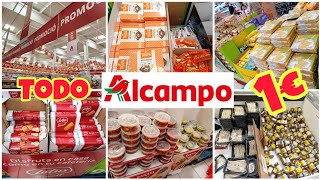 ALCAMPO ❤️🛒 TODO A 1 € ALIMENTACIÓN VALE LA PENA 🤔🤔 Amunaysuscosas [upl. by Farmelo753]