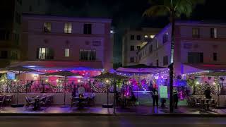 Nightlife of South beach Miami  South Beach at night  Miami Florida ✨ [upl. by Aihtela]