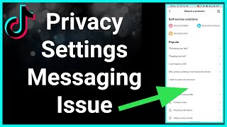 TikTok  Cannot Send Messages Due To Privacy Settings [upl. by Jobie]