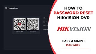 UPDATE Hikvision DVR Password Reset [upl. by Oniram414]