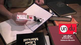 How to remove book stickers at school and public libraries with undu® [upl. by Reitrac]