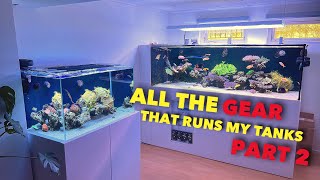 SUMP ROOM reef tank gear  complete walkthrough Part 2 [upl. by Leugar]