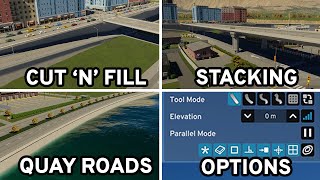 How To Use New Road Tools In Cities Skylines 2  Basics Tutorial [upl. by Adnilym584]