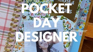 Day designer pocket planner set up [upl. by Divadleahcim]