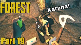 The Forest  Climbing Axe amp Katana Part 19 [upl. by Treboh]