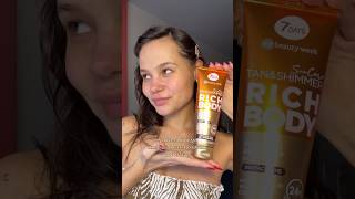 Автозагар 7DAYS 💕Визуально выравнивает тон кожи💕 my7days автозагар suncare уходзасобой [upl. by Willin]