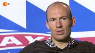 Arjen Robben Interview bei ZDF [upl. by Inneg]