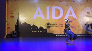 Baaje Mrudang Taal Veena beautiful dance by Aadrika Debnath [upl. by Anialem]