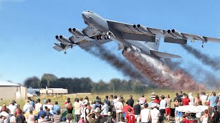 For the First Time US B52 Bomber Takeoff at Full Speed To Black Sea Region [upl. by Rodavlas]