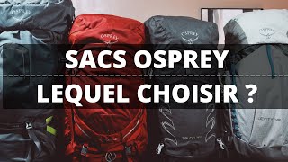 MES SACS À DOS OSPREY  atmos 65  Stratos 50  Talon 44  Levity 45 [upl. by Brittani776]