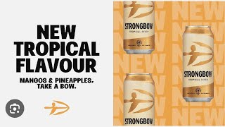 NEW  Tropical Strongbow Cider Review [upl. by Ravid644]