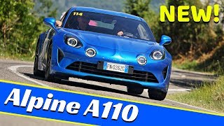 New 2018 Renault Alpine A110 Première Edition  Hillclimb Action amp Sound at Vernasca Silver Flag [upl. by Lalise]