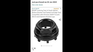 BOSCH Gen 4 Motor Chainring Spider Removal Tool from Amazon 👌👍 [upl. by Ladnor]