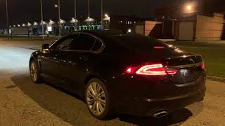 Jaguar XF 30 V6 Kompressor with cutouts exhaust Sound [upl. by Anaujat]