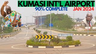 Latest Updates on Kumasi International Airport construction project 2024 [upl. by Bergeron]