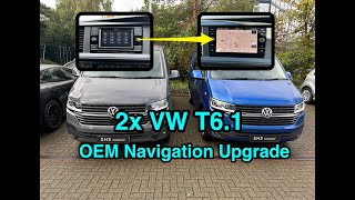 2x VW T61 OEM Navigation Upgrade [upl. by Rebekah]