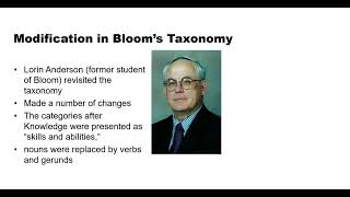 2 Blooms Taxonomy modification uses and questions [upl. by Ajnos]