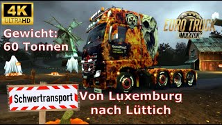 EuroTruckSimulator 2  Von Luxemburg nach Lüttich 60 Tonnen [upl. by Daile]