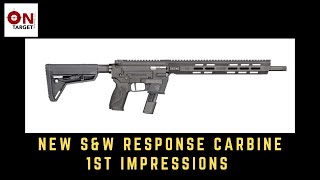 SampW response carbine Our first impressions of this 9mm PCC [upl. by Cheung]