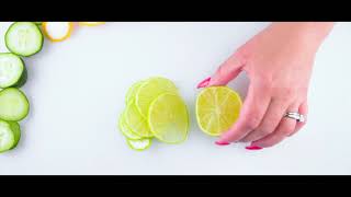 How to make Cucumber lemon lime detox Water [upl. by Eelyrag]