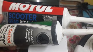 castrol vs motul 80w90 gear oil comparision [upl. by Thorpe701]