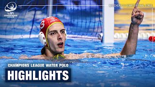 Water Polo Champions League Extended Highlights  Quarter Final Stage  Matchday 5 [upl. by Aisor]