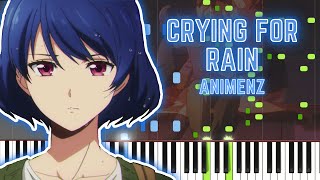 Animenz Kawaki wo Ameku Crying for Rain  Domestic na Kanojo OP  Piano Tutorial  Synthesia [upl. by Culberson]