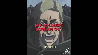 Attack on Titan Erwin speech DUB Edit [upl. by Ylnevaeh]