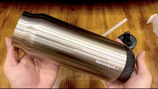 Unboxing Hidrate Spark Pro Steel  Smart Water Bottle SilentASMR [upl. by Wickham]