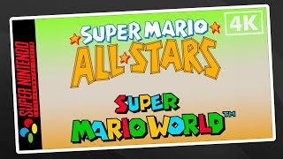 SNES Longplay Super Mario AllStars  Super Mario World  Full Game Walkthrough  4K [upl. by Hpsoj]