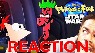 FIRST TIME WATCHING Phineas and Ferb Star Wars REACTION [upl. by Kalvin]