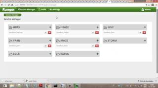 Hortonworks hadoop administration Part2 Ranger admin console [upl. by Chancellor333]