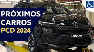 5 LANÇAMENTOS DE CARROS QUE PODEM CHEGAR PARA PCD [upl. by Ellehciram]