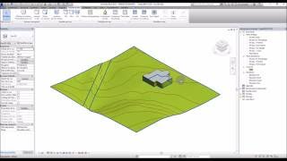 REVIT Maj2016 Vidéo 2 Insertion et modification dune carte topographique [upl. by Mandle]