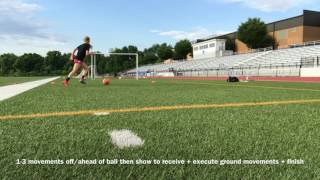 Individual Technical Work  Showing to the ball [upl. by Ainar]