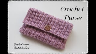 Crochet Simple Purse [upl. by Akinet]