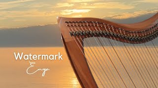 WATERMARK by Enya lever harp Anne Crosby Gaudet [upl. by Ahseniuq]